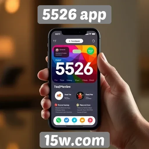 Experiência do usuário no 5526 app em destaque